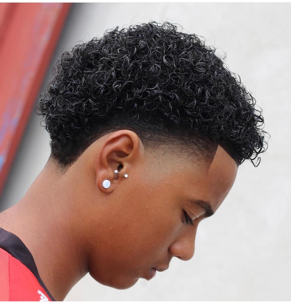 Professional barber at work